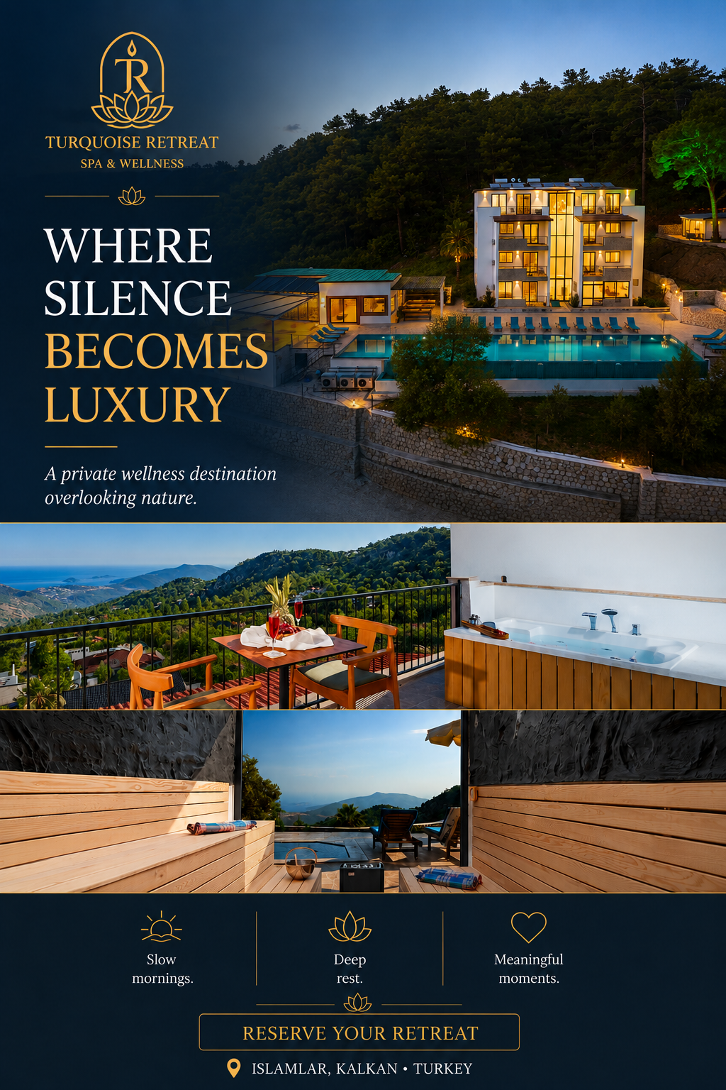 Turquoise Retreat Spa & Wellness Facebook ad from Jul 23, 2026