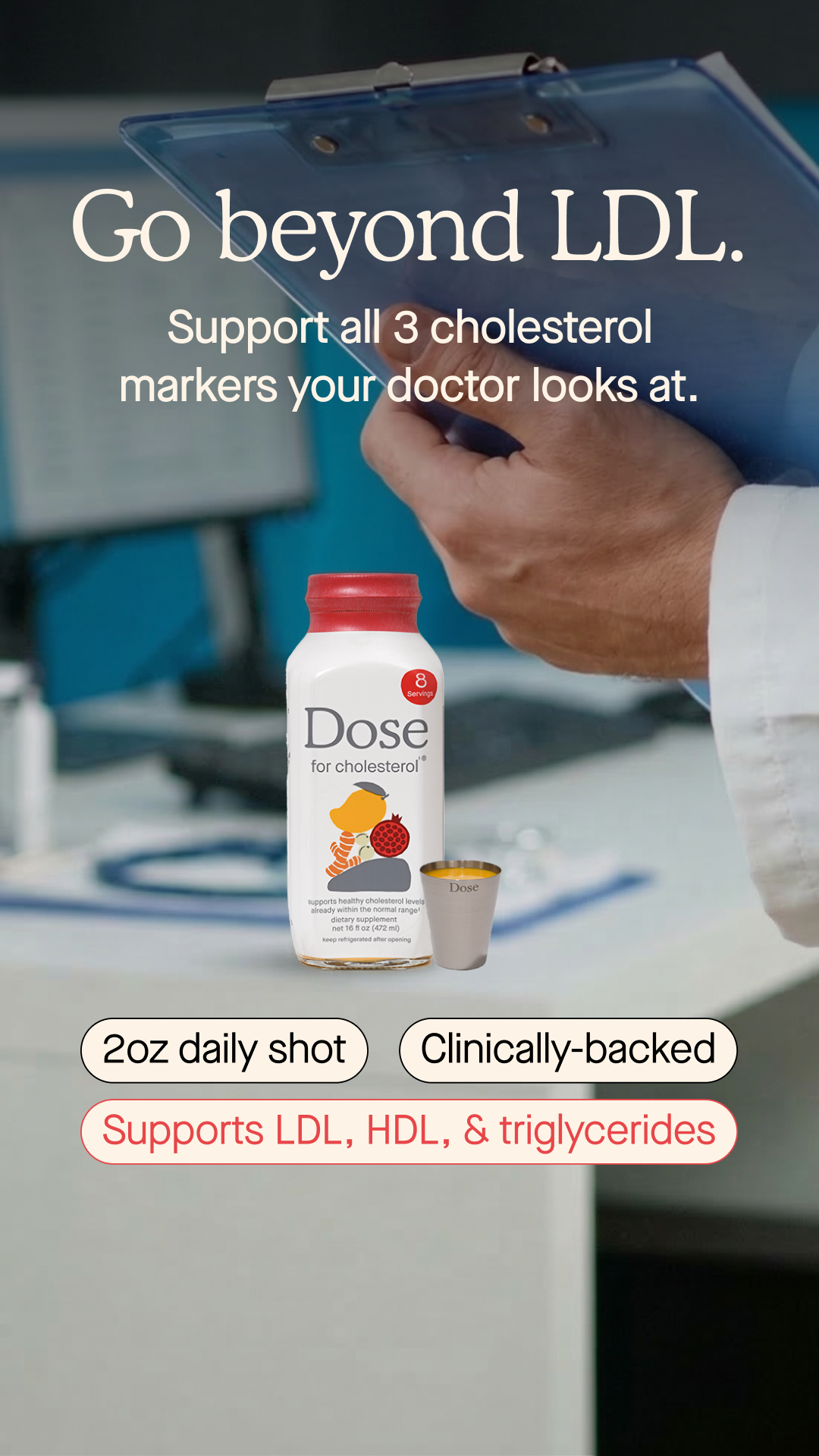 Dose for Cholesterol Facebook ad
