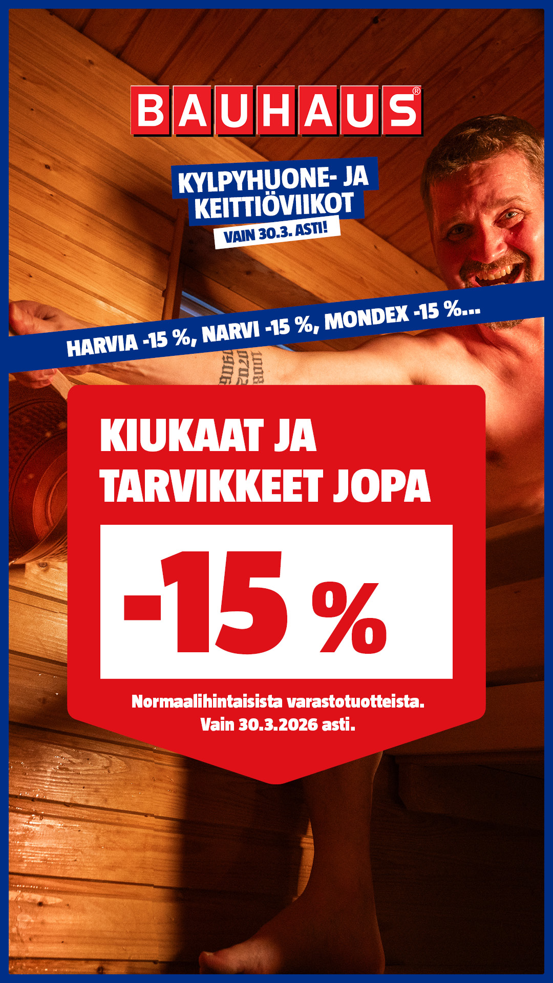 BAUHAUS Suomi Facebook ad