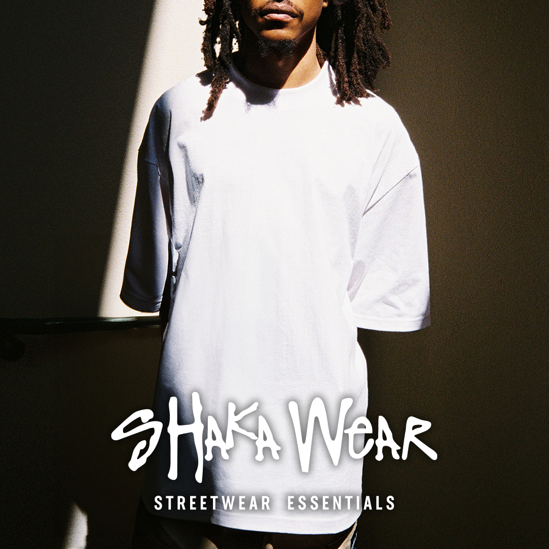Shaka Wear Facebook ad: Heavy cotton tees from Los Angeles to the…
