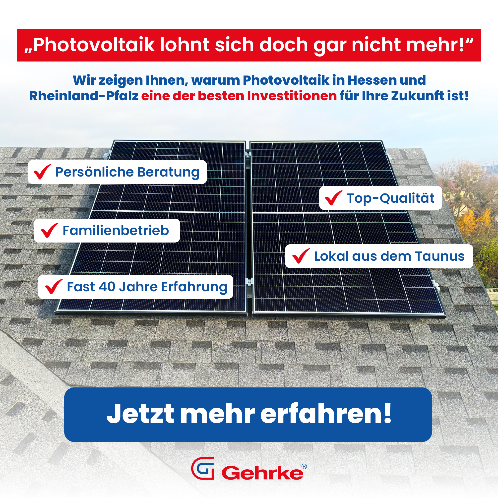 Gehrke GmbH Facebook ad: Jetzt Blitzangebot sichern!