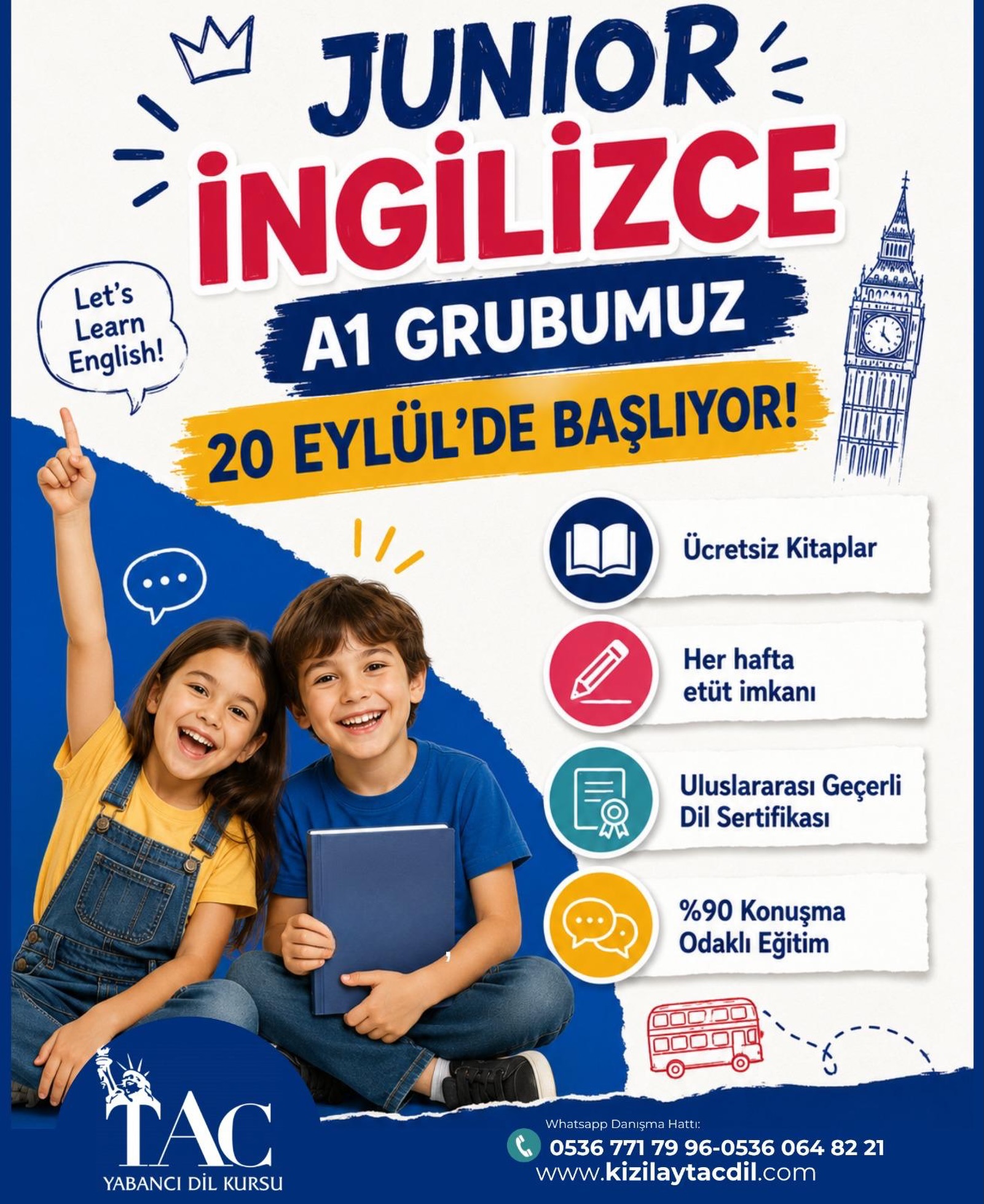 Ankara İngilizce Almanca Yds Yökdil Tac Yabancı Dil Kursu Facebook ad: Çocuklar için İngilizce öğrenmek şimdi çok daha eğlenceli!