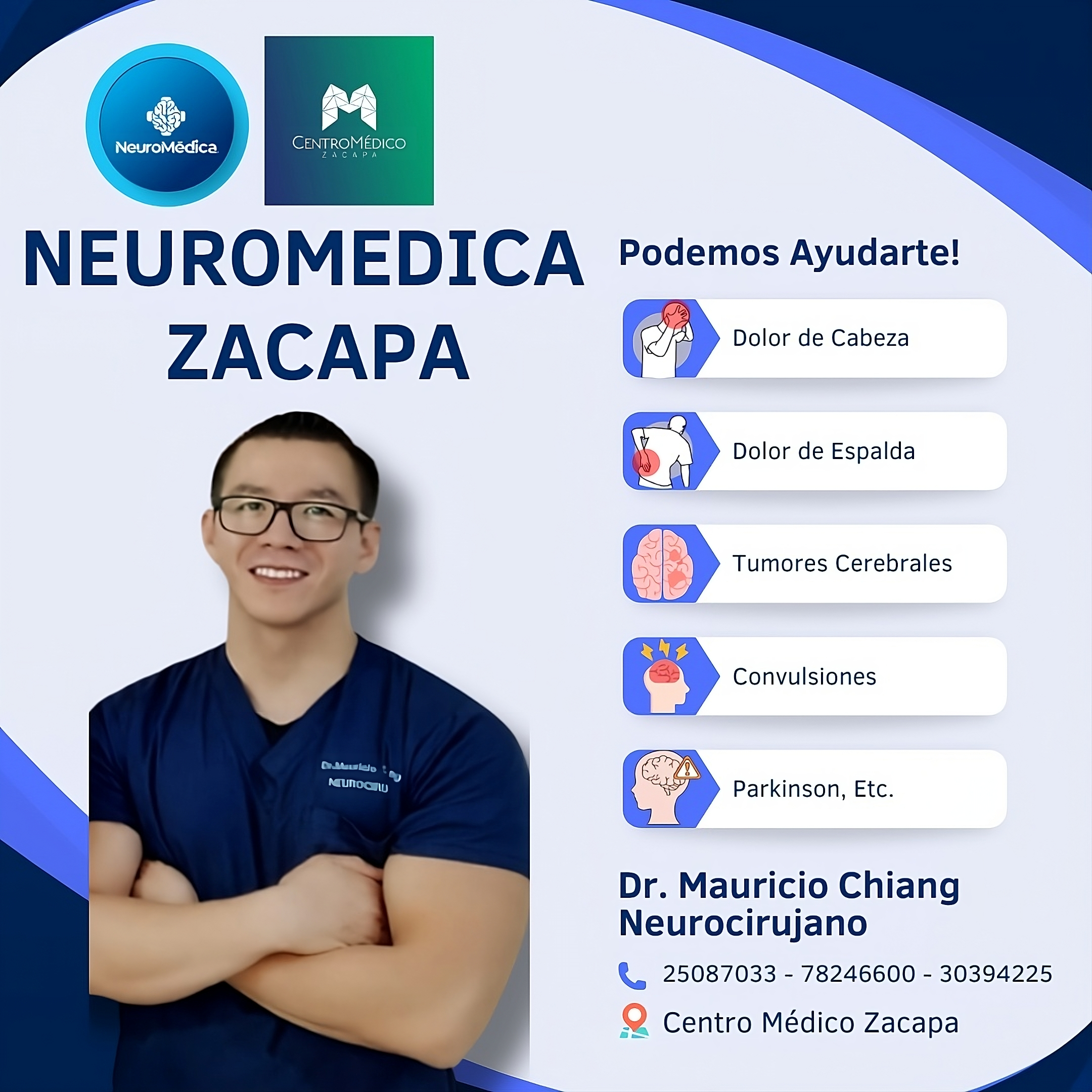 Neuromedica Guatemala Facebook ad: Neuromedica Zacapa