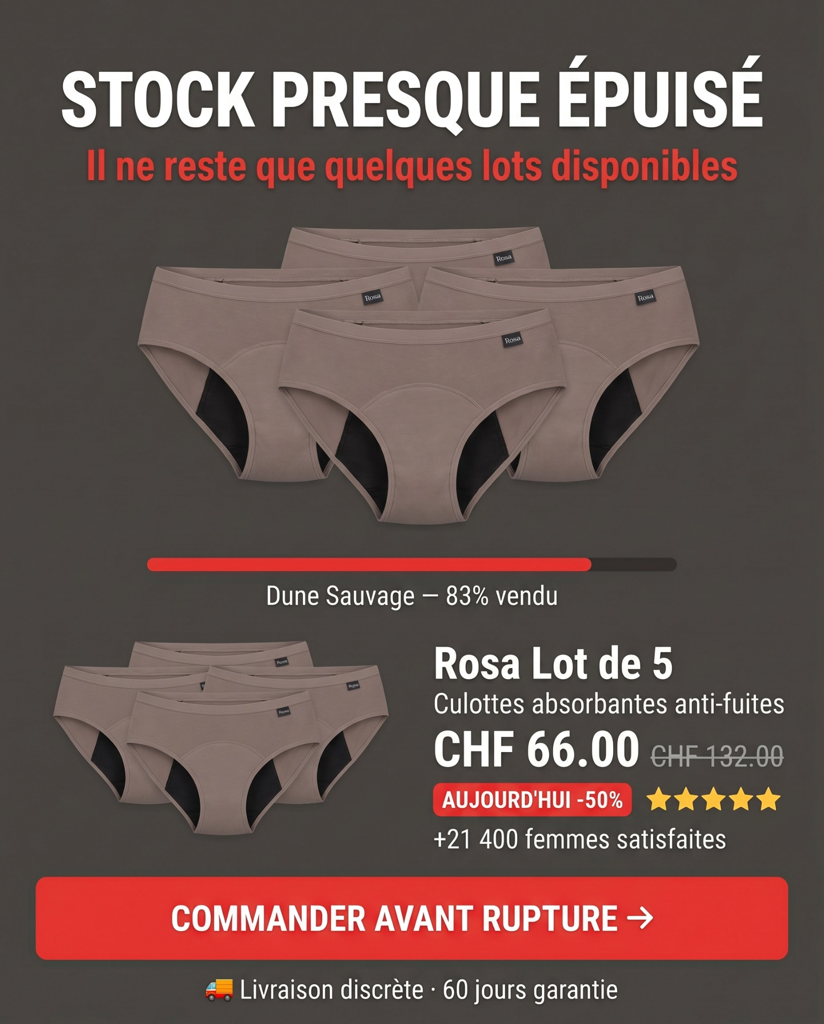 Rosa Facebook ad