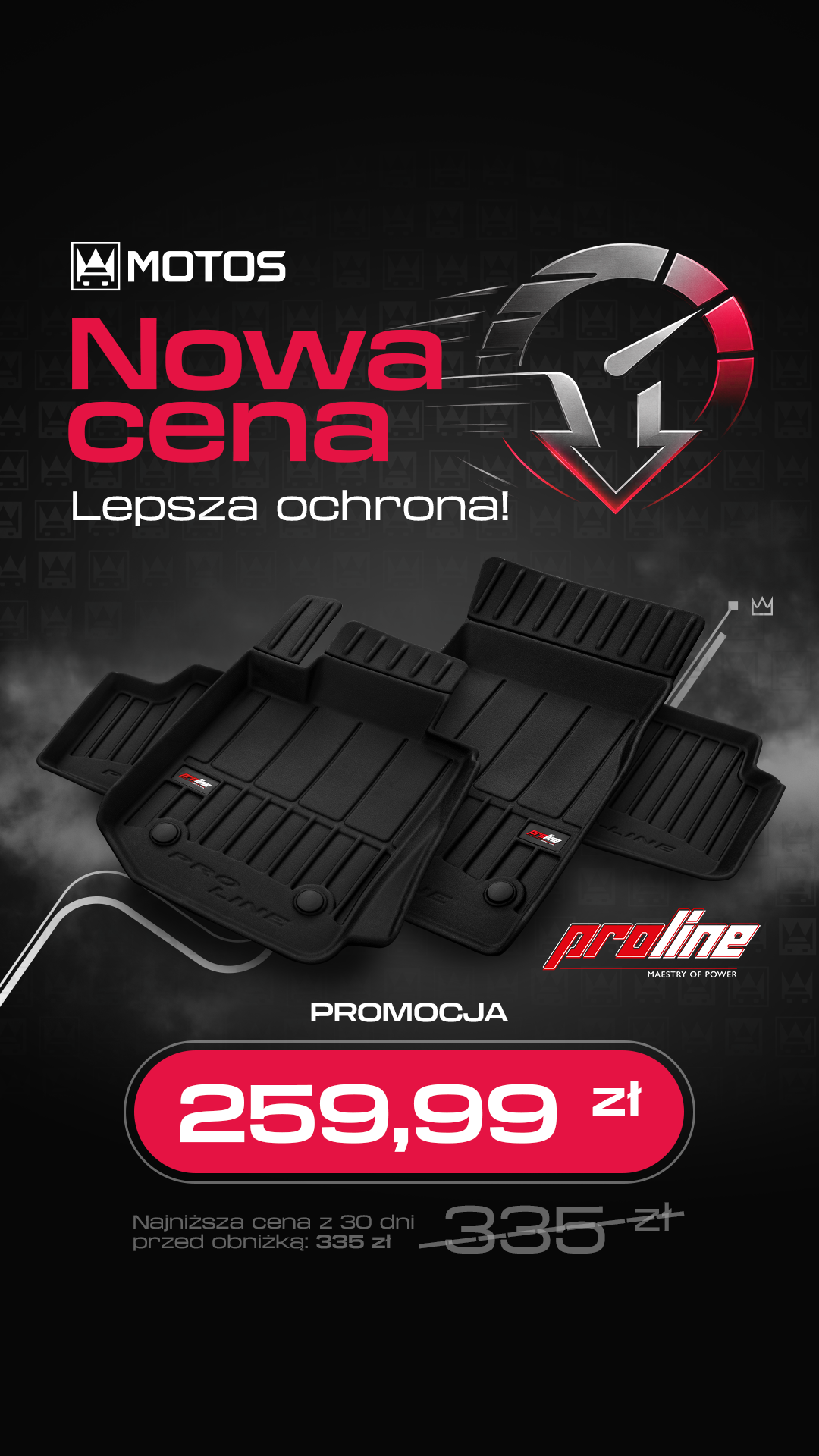 Motos.pl Dywaniki samochodowe Facebook ad