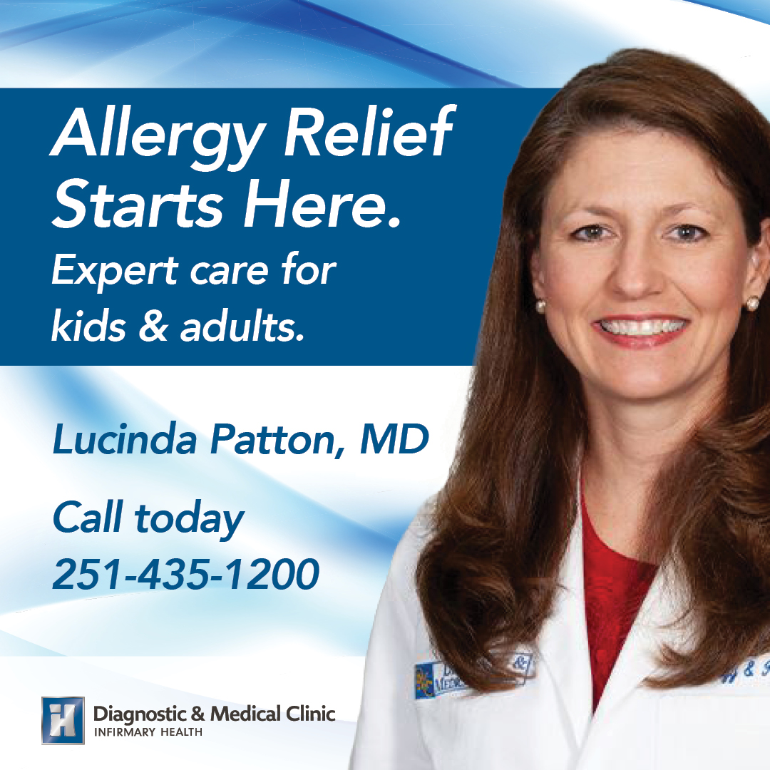 Infirmary Health Facebook ad: Dr. Patton
