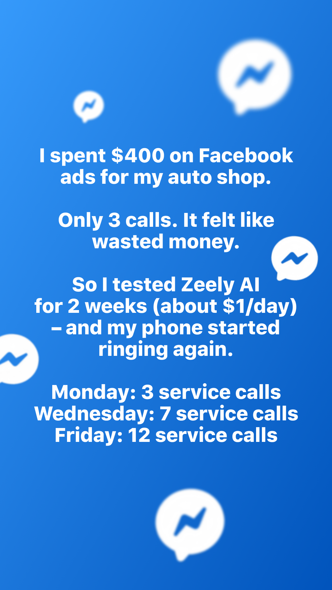 Zeely Facebook ad