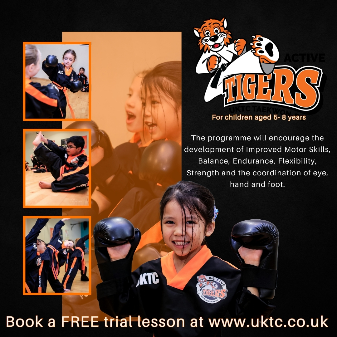 UKTC Taekwon-Do & Little Tiger Cubs Facebook ad: Book a FREE Trial Lesson