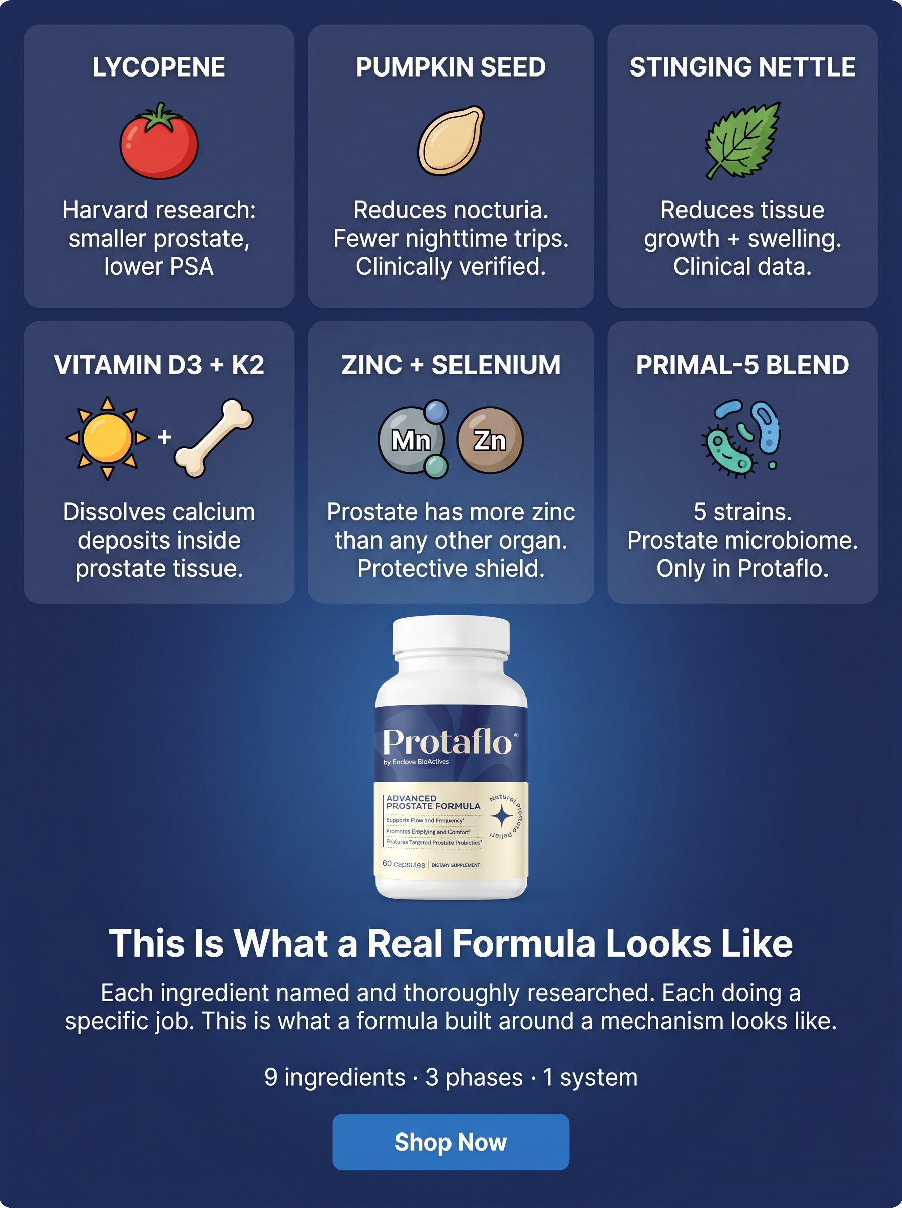 Protaflo Facebook ad