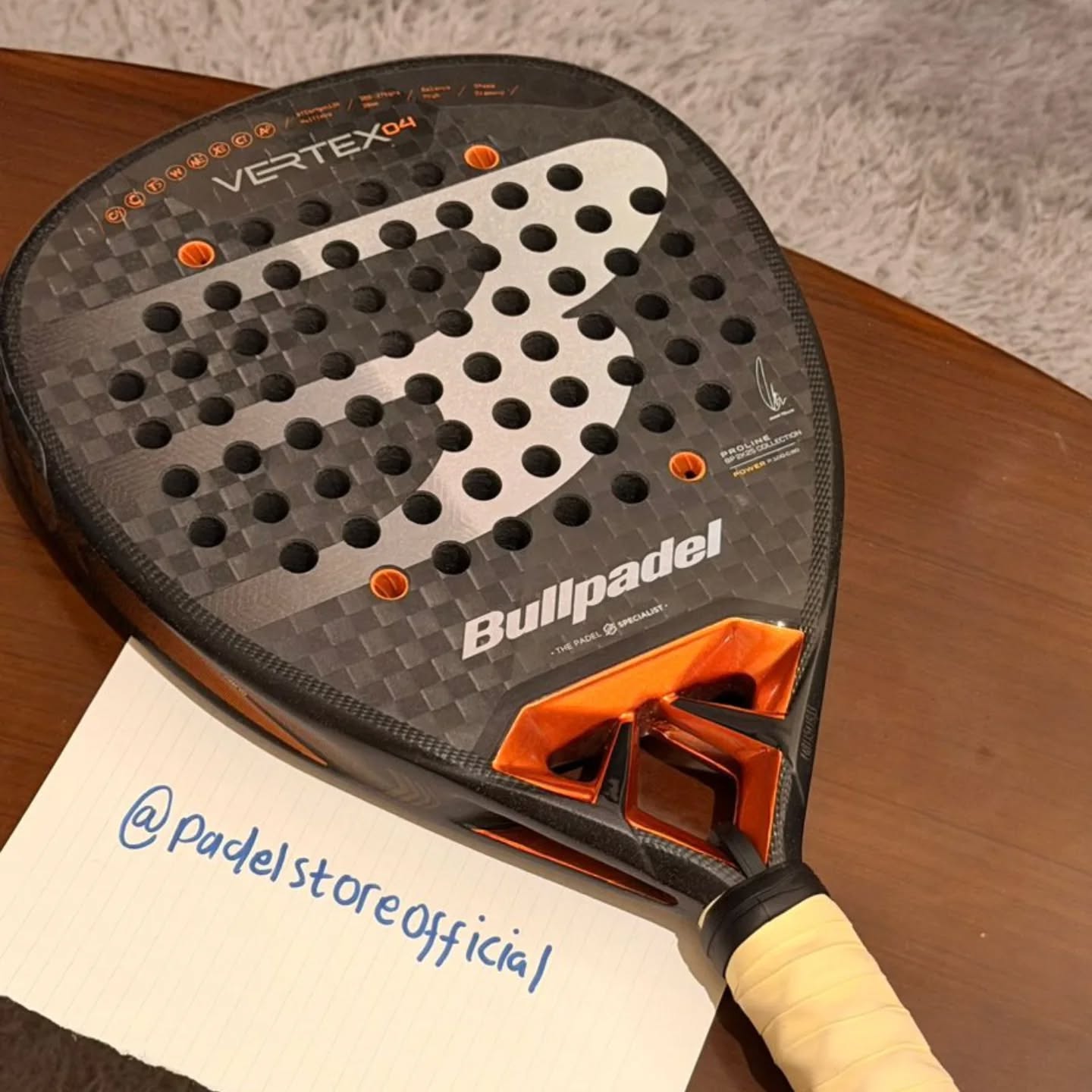 padelstore.official Facebook ad: Bullpadel Vertex 04 2025