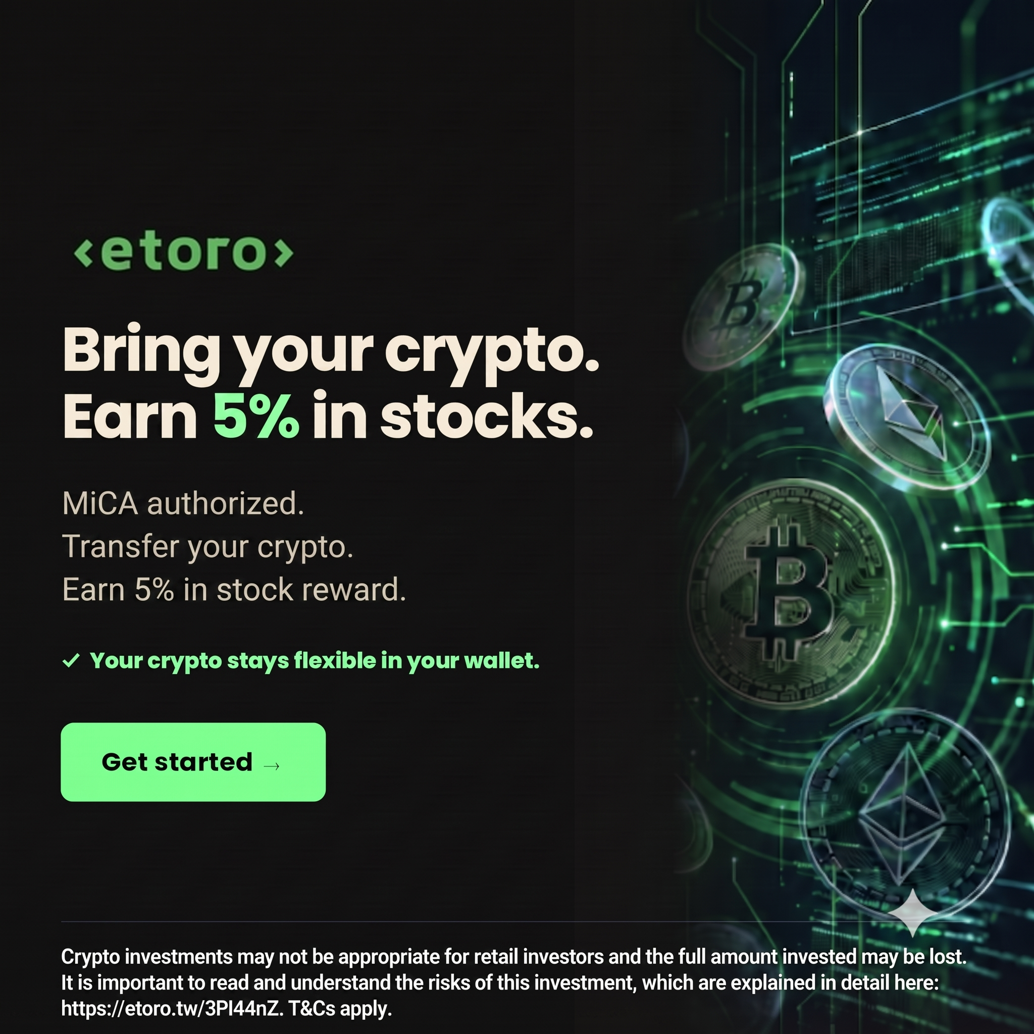 eToro Facebook ad