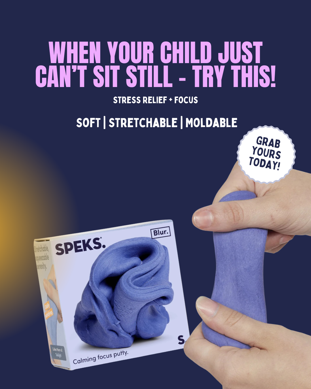 ToysBubu Facebook ad: Help Kids Focus Without Screens