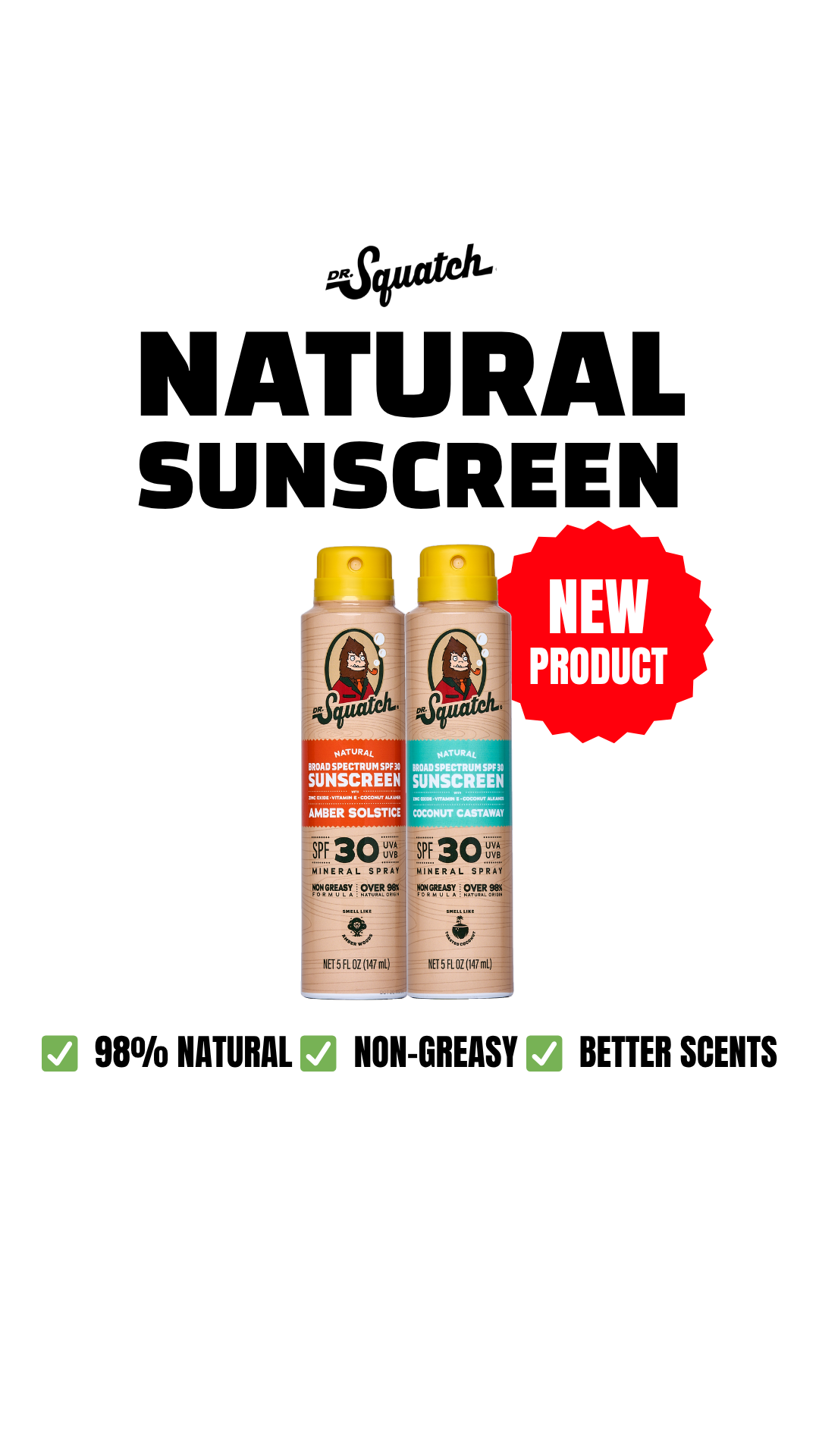 Dr. Squatch Facebook ad