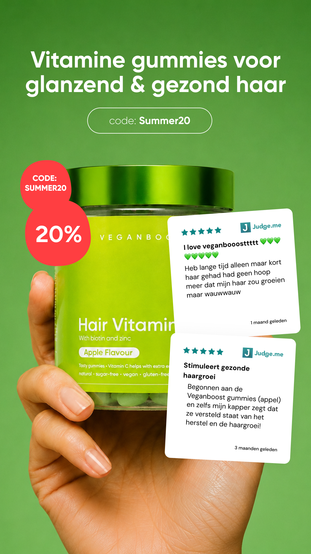 Veganboost Facebook ad
