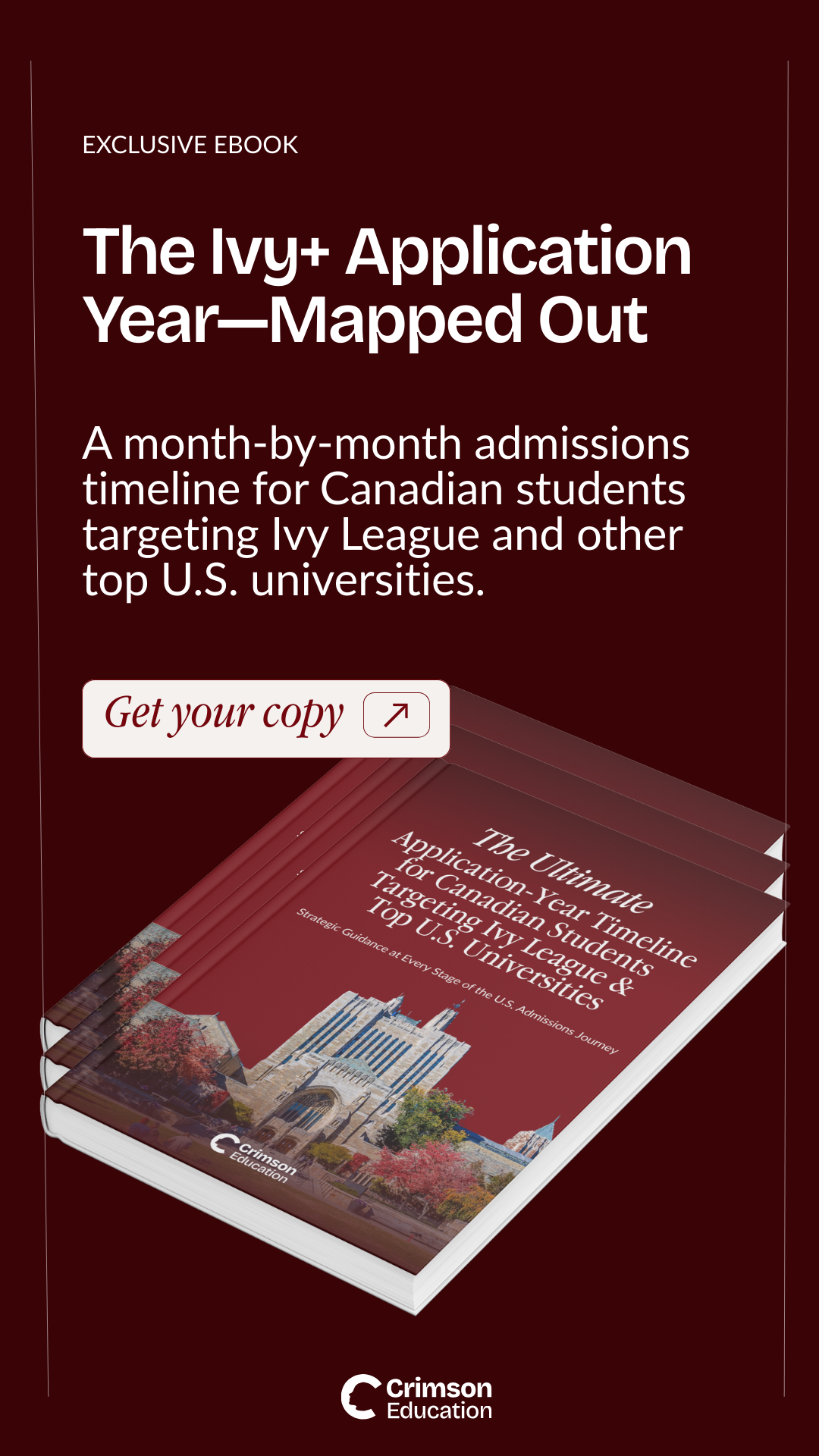 Crimson Education Facebook ad