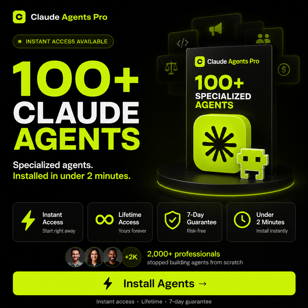 Skills AI Pack Facebook ad: 100+ specialized agents, marketing, copy, sales, legal…