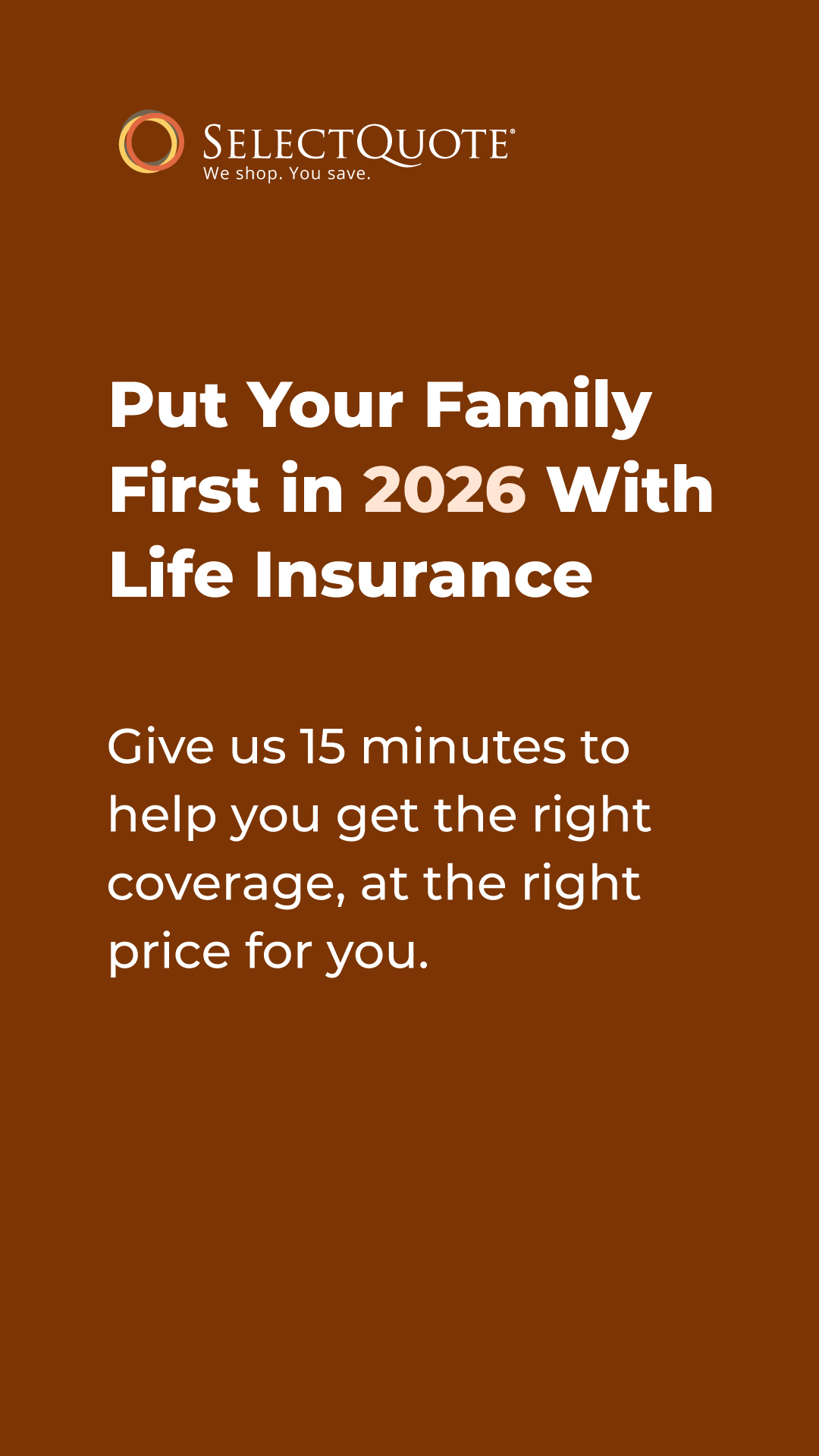 SelectQuote Insurance Services Facebook ad