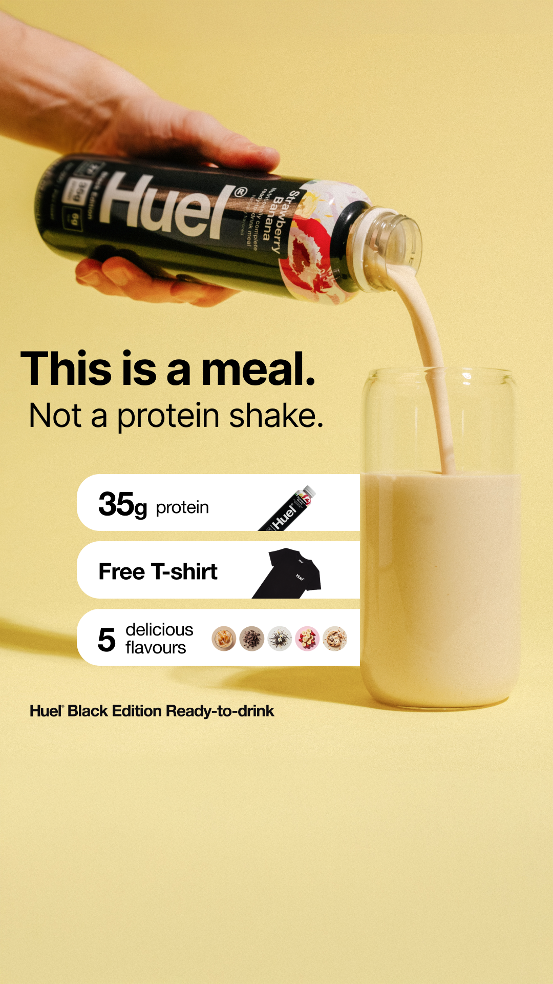 Huel Facebook ad