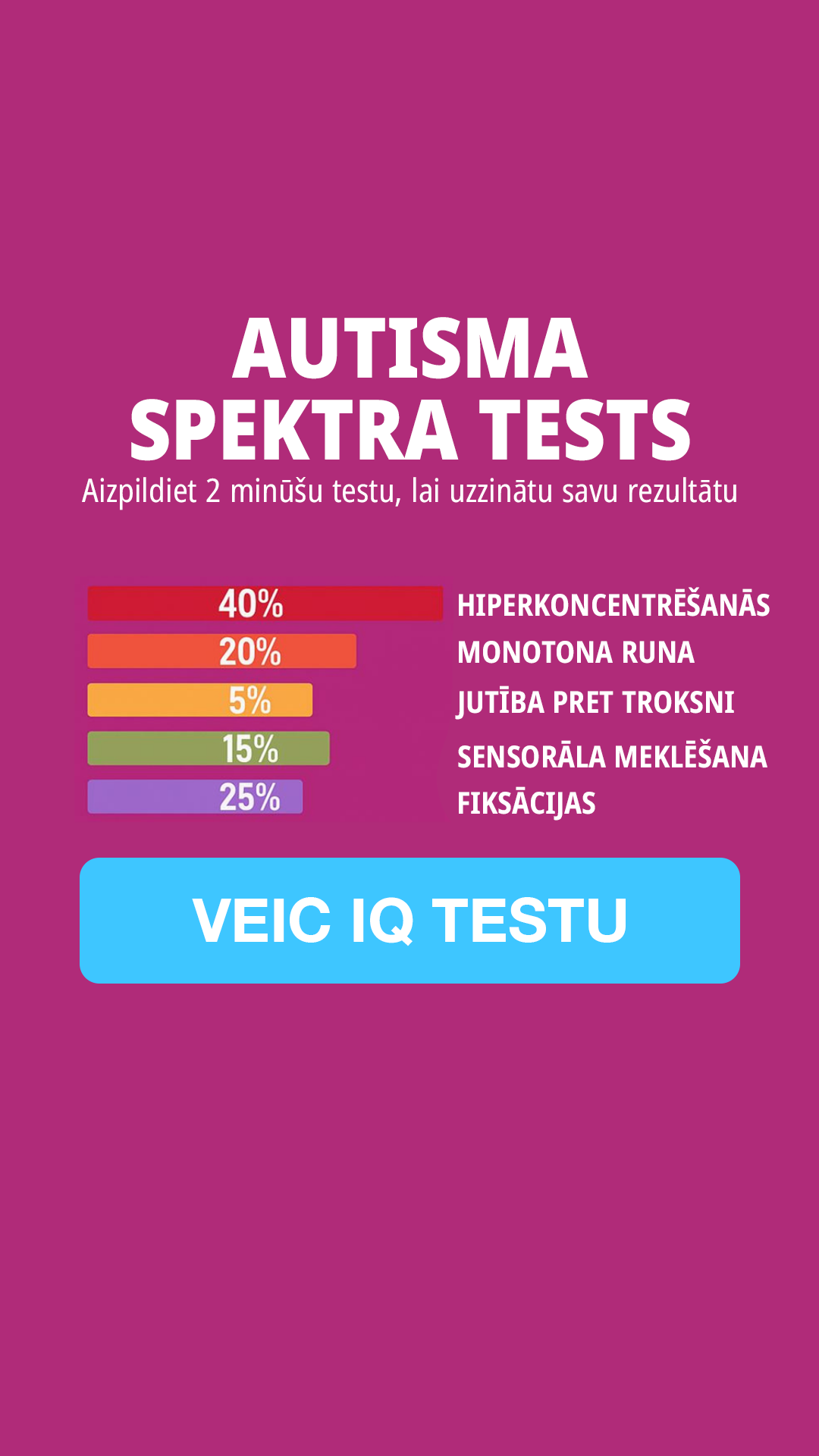 My IQ Facebook ad