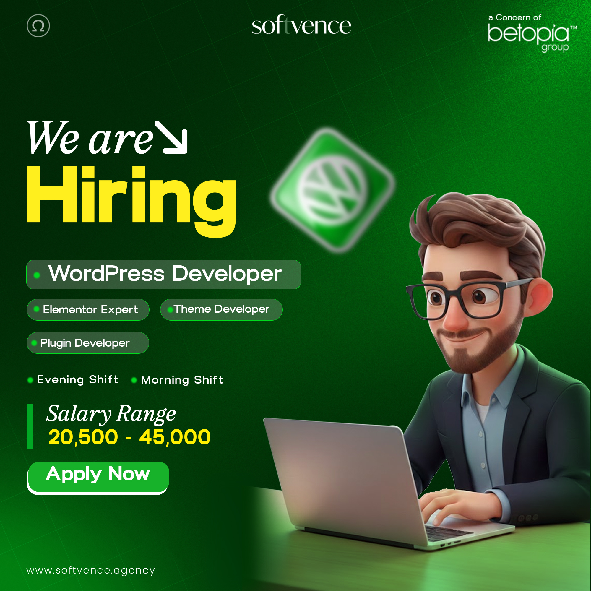 Career at Betopia Facebook ad: ๐๐จ๐ข๐ง ๐๐ฎ๐ซ ๐๐๐๐ฆ, ๐๐จ๐๐ญ๐ฏ๐๐ง๐๐ ๐๐ ๐๐ง๐๐ฒ