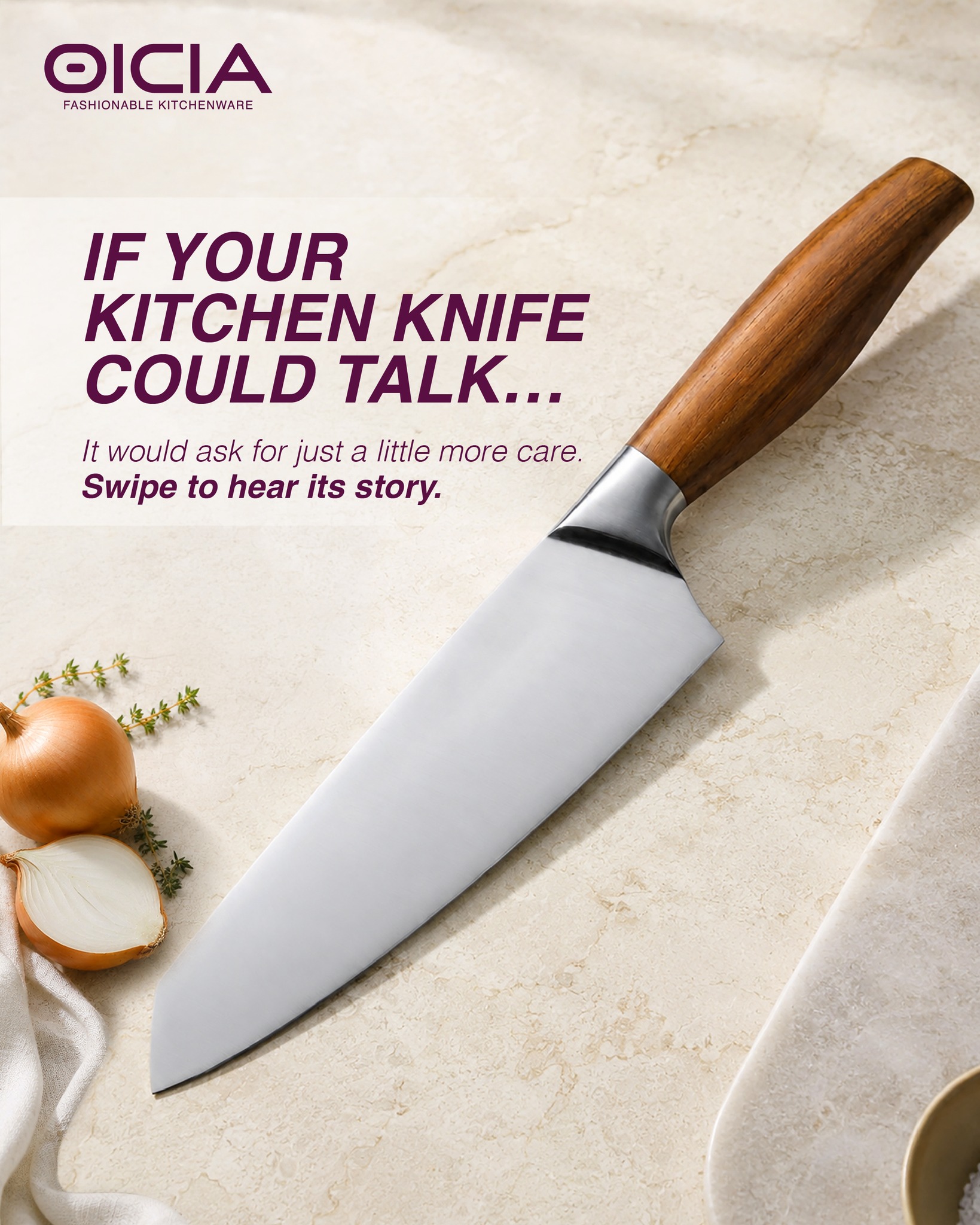 OICIA INDIA Facebook ad: We’ve all used our favourite knife for things…
