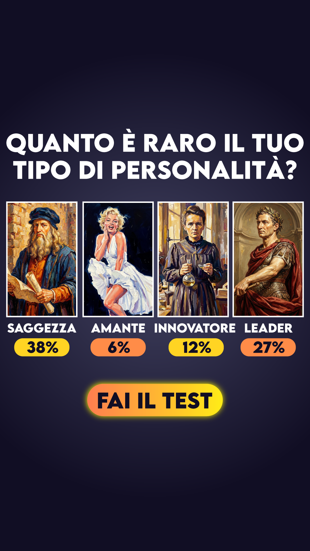 Personality Type Facebook ad