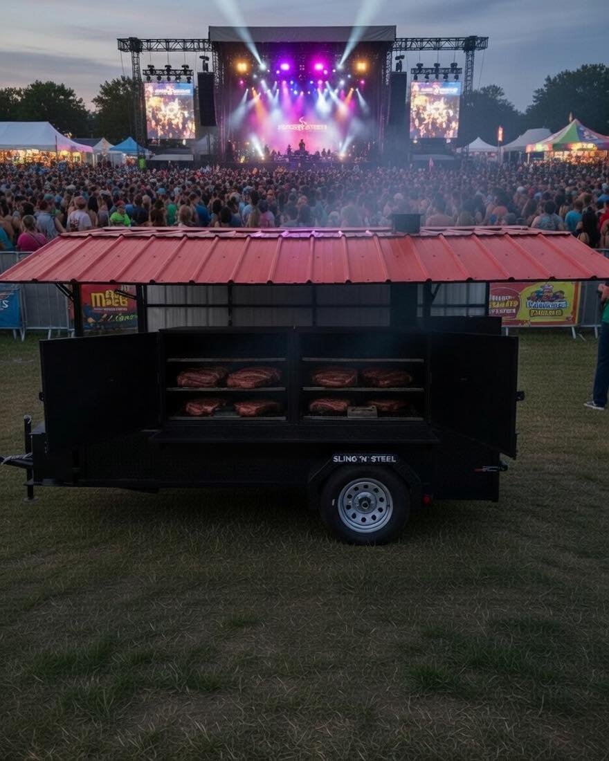 Sling 'N' Steel BBQ Smokers Facebook ad
