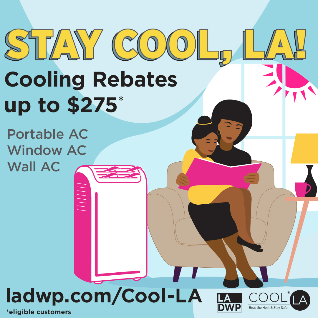 Los Angeles Department of Water & Power Facebook ad: STAY COOL, LA!