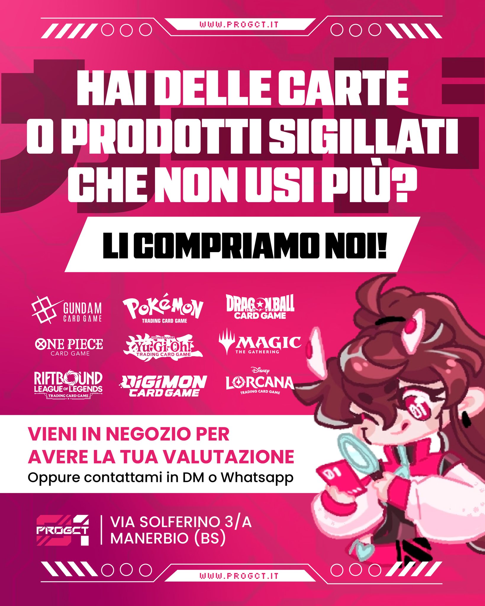 Progct01 Facebook ad: Hai box, bustine o carte che non vuoi…