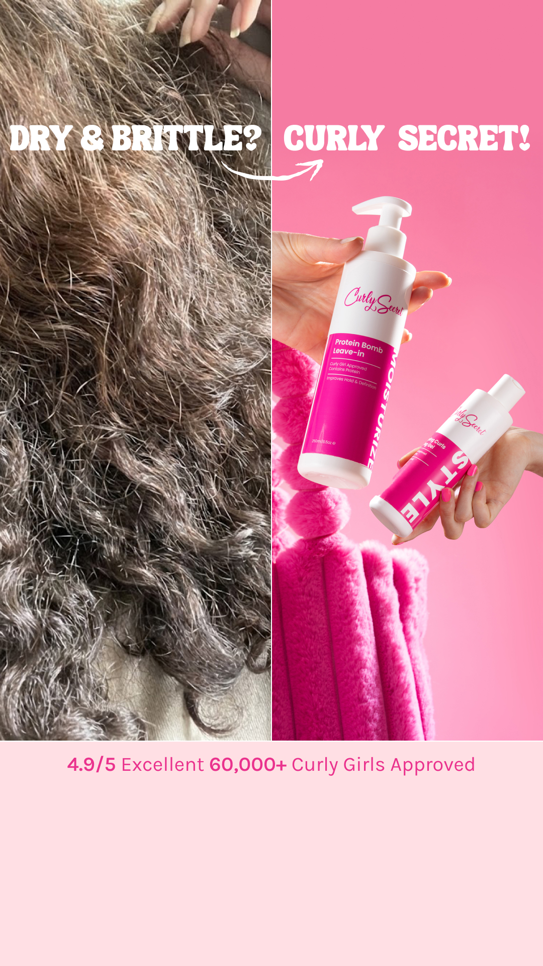 Curly Secret Facebook ad