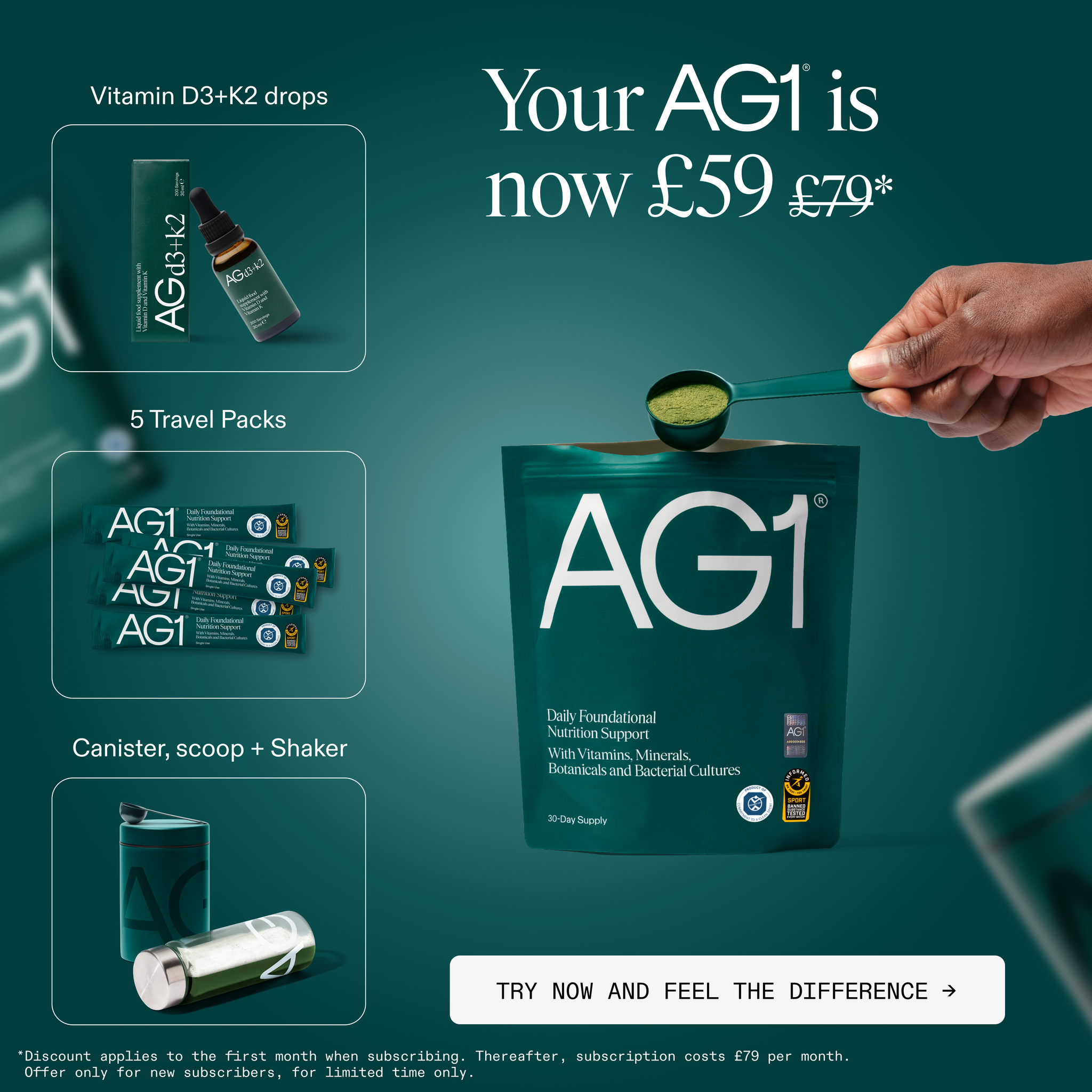 AG1 by Athletic Greens Facebook ad