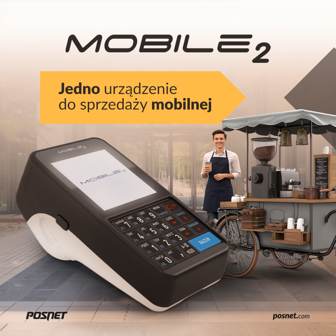 Posnet Polska S.A. Facebook ad: Sprzedawaj mobilnie bez kompromisów.