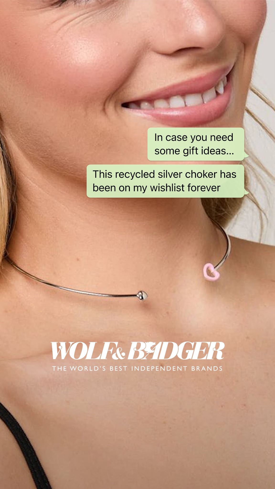 Wolf & Badger Facebook ad