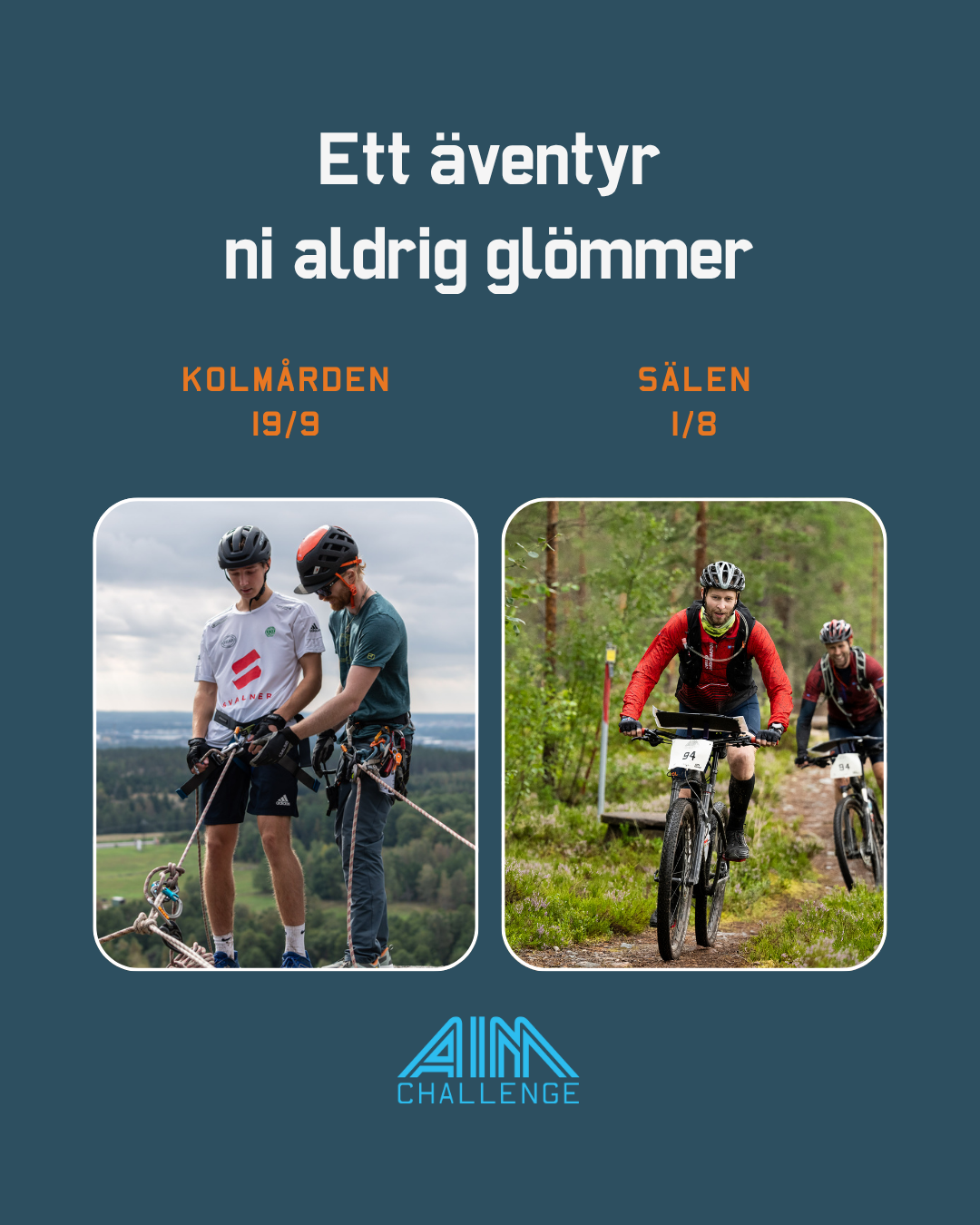 AIM Challenge Facebook ad from May 22, 2026