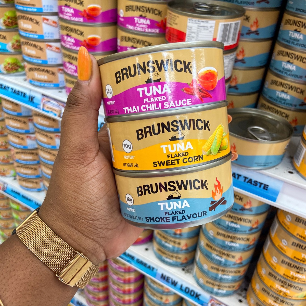 Brunswick Barbados Facebook ad: Follows us for delicious snacking options and more!