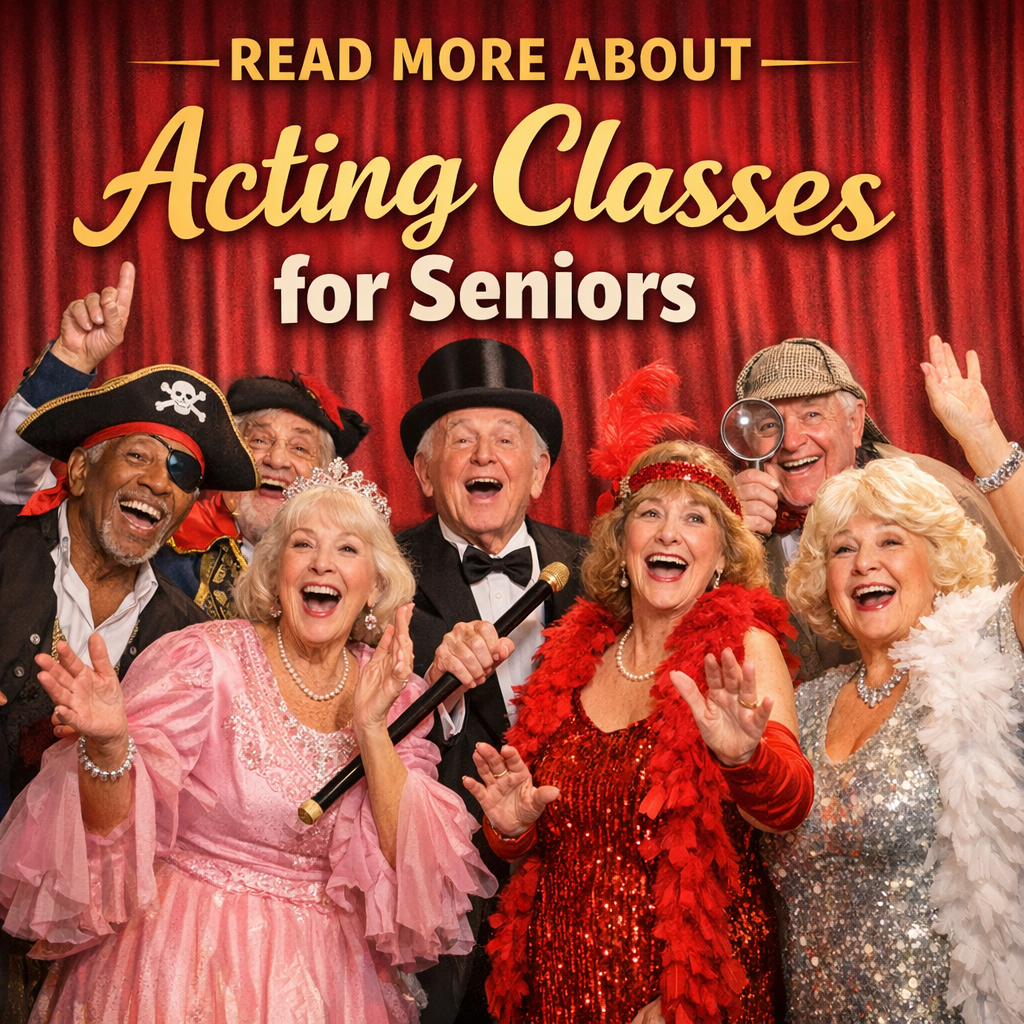 Inspired Living Facebook ad: Understanding Acting Classes for Seniors