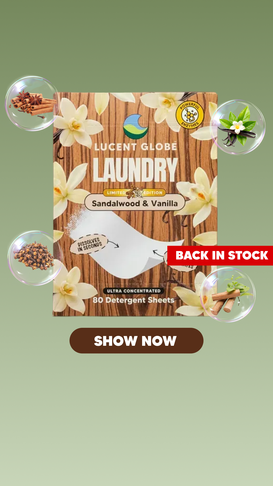 Lucent Globe Facebook ad