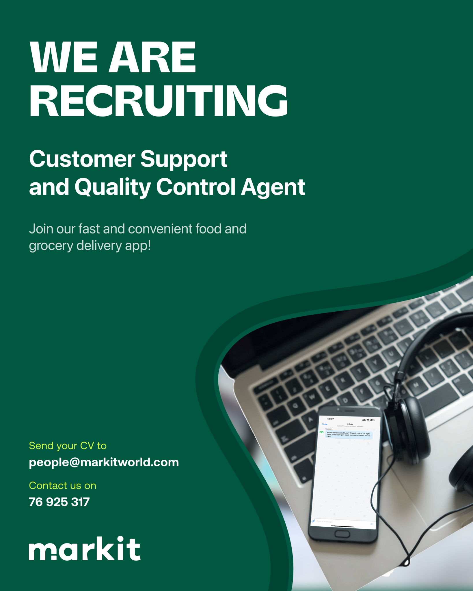 markit Facebook ad: We are hiring!