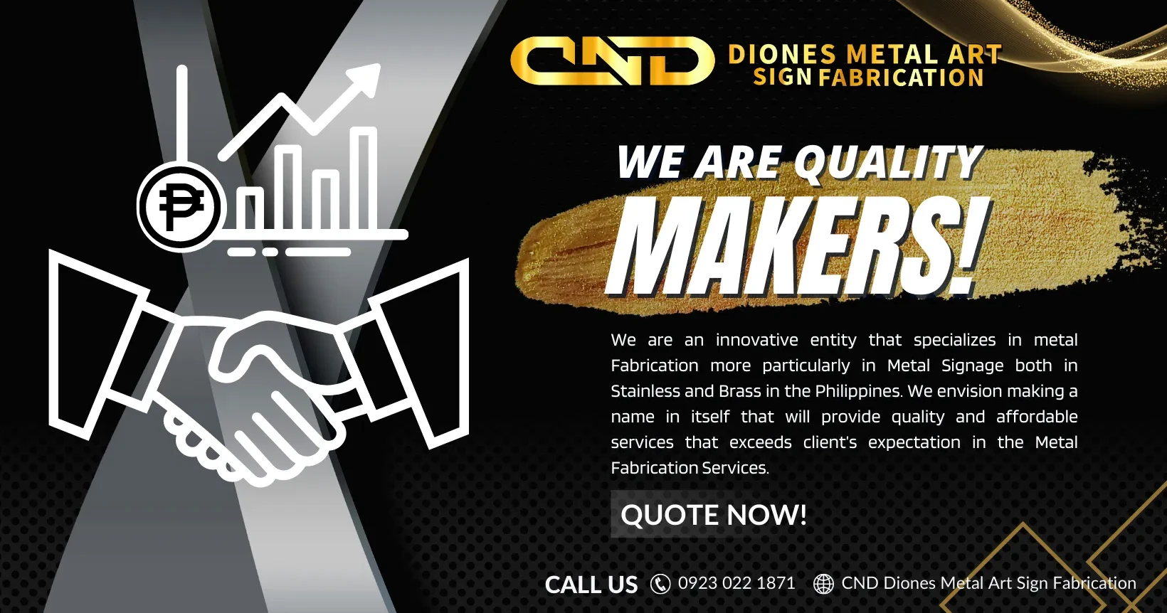 CND Diones Metal Art Sign Fabrication Facebook ad