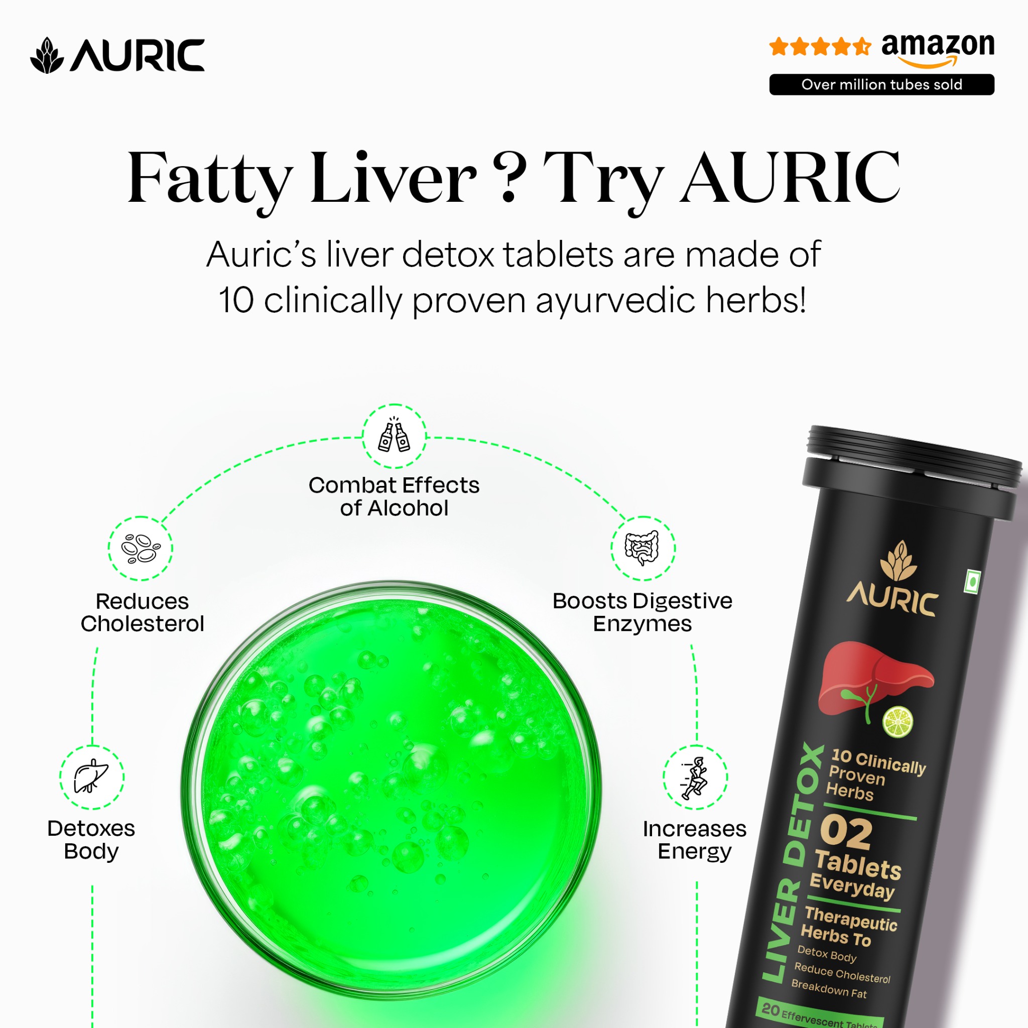 Auric Performance Booster Facebook ad