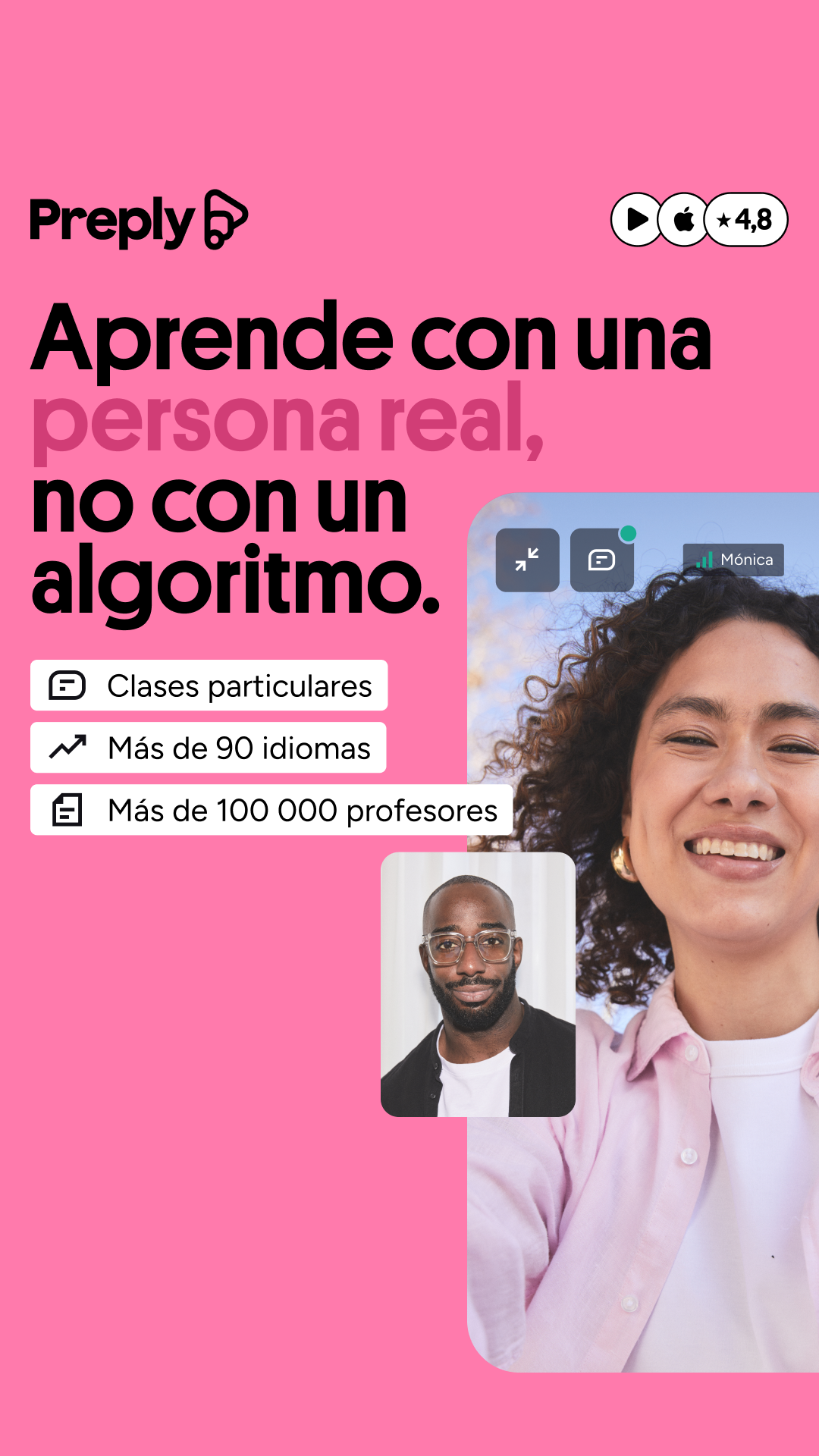 Preply Facebook ad