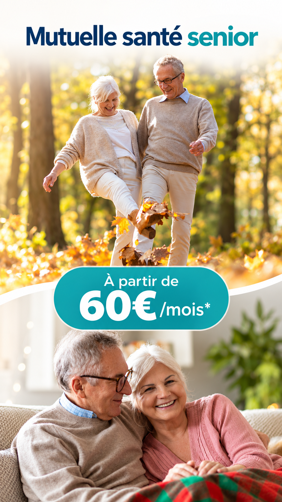 Icall Assure Facebook ad: Mutuelle Senior dès 60€/mois