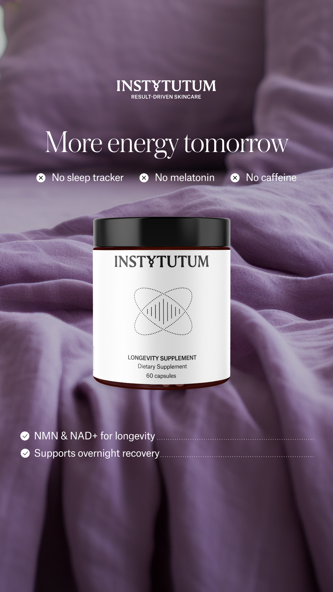 Instytutum Result-Driven Skincare Facebook ad