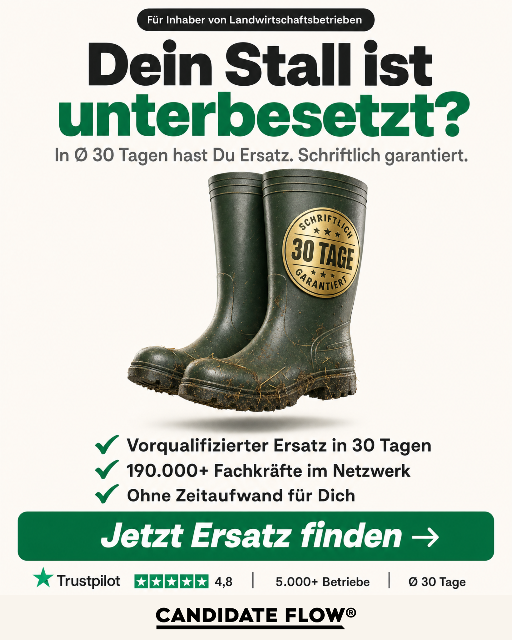 Candidate Flow GmbH - Recruiting Partner für den Mittelstand Facebook ad