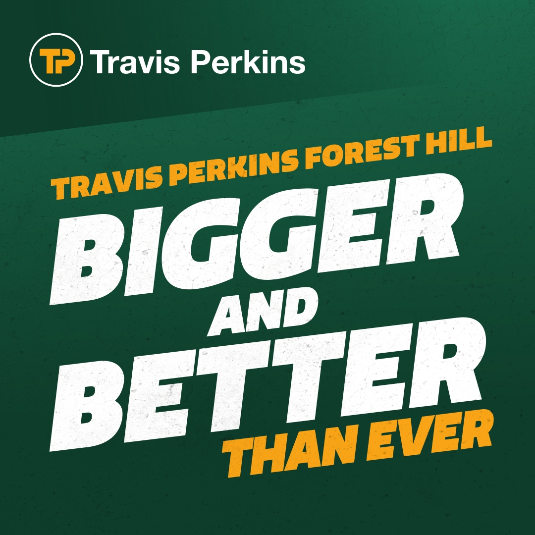 Travis Perkins Facebook ad: Forest Hill Branch Bigger & Better