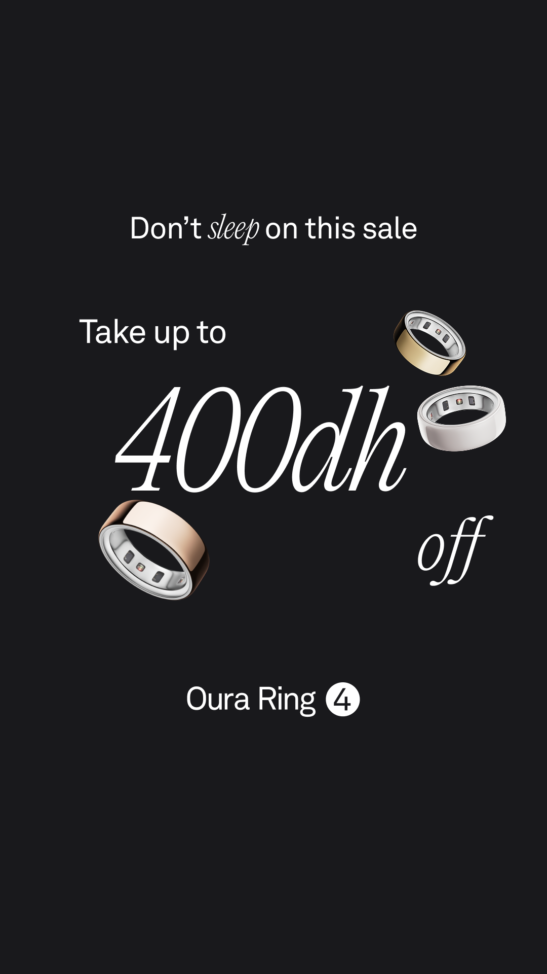 ŌURA Facebook ad
