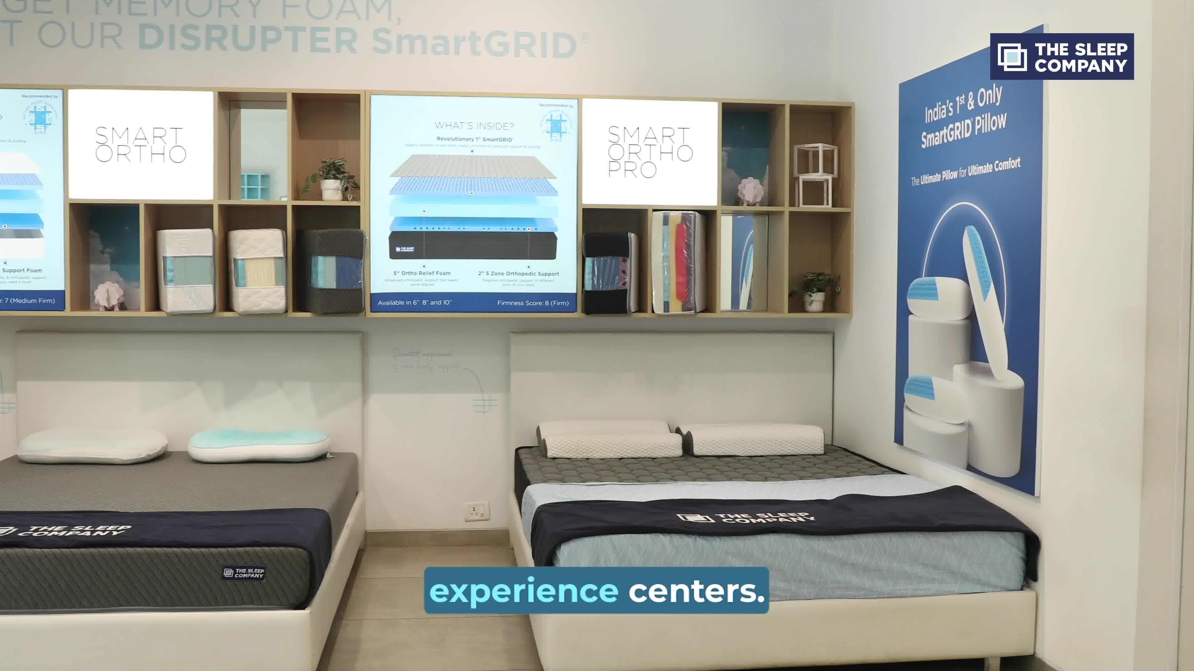The Sleep Company Facebook ad: India's 1st SmartGRID Mattress