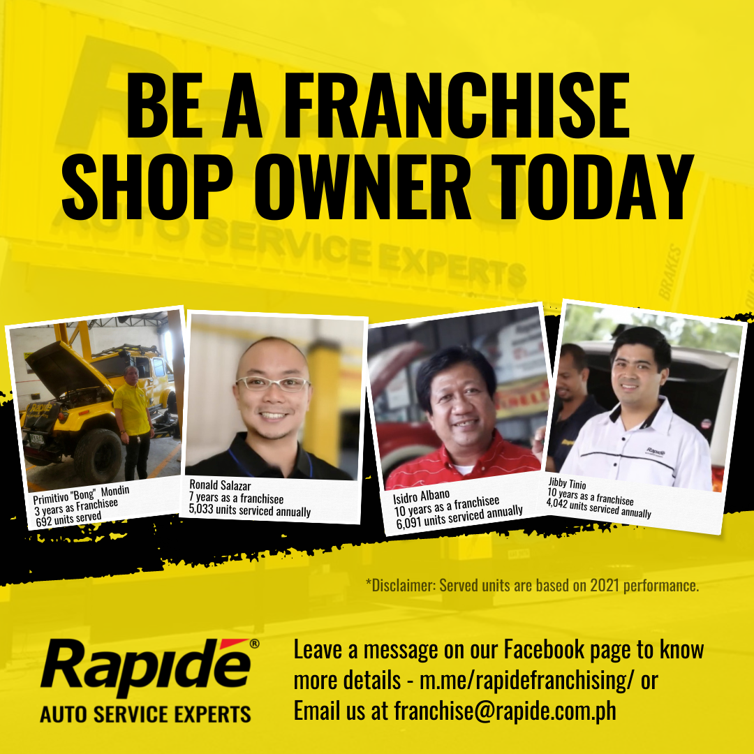 Rapide Franchising Facebook ad: Chat with us