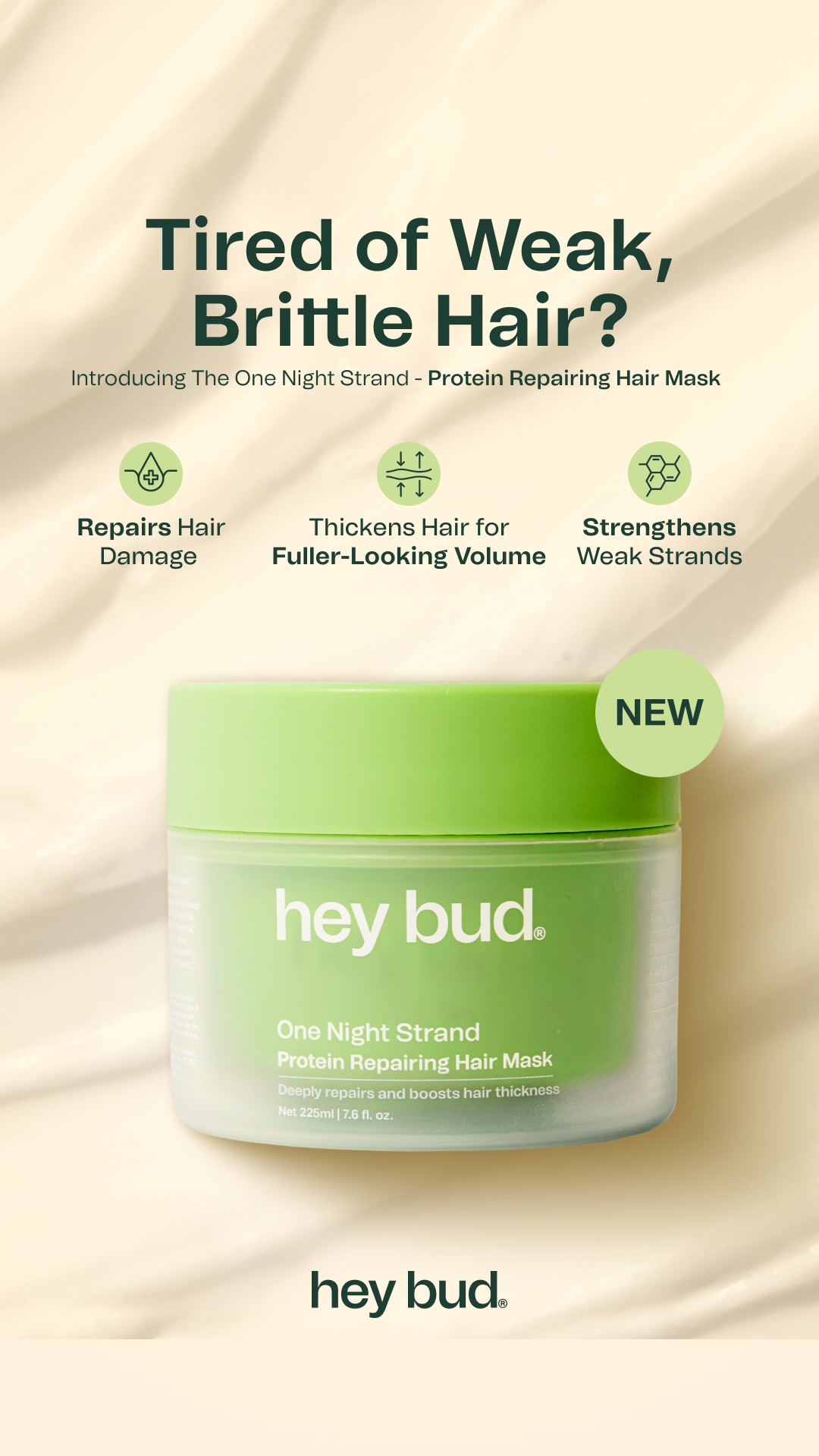 Hey Bud Skincare Facebook ad