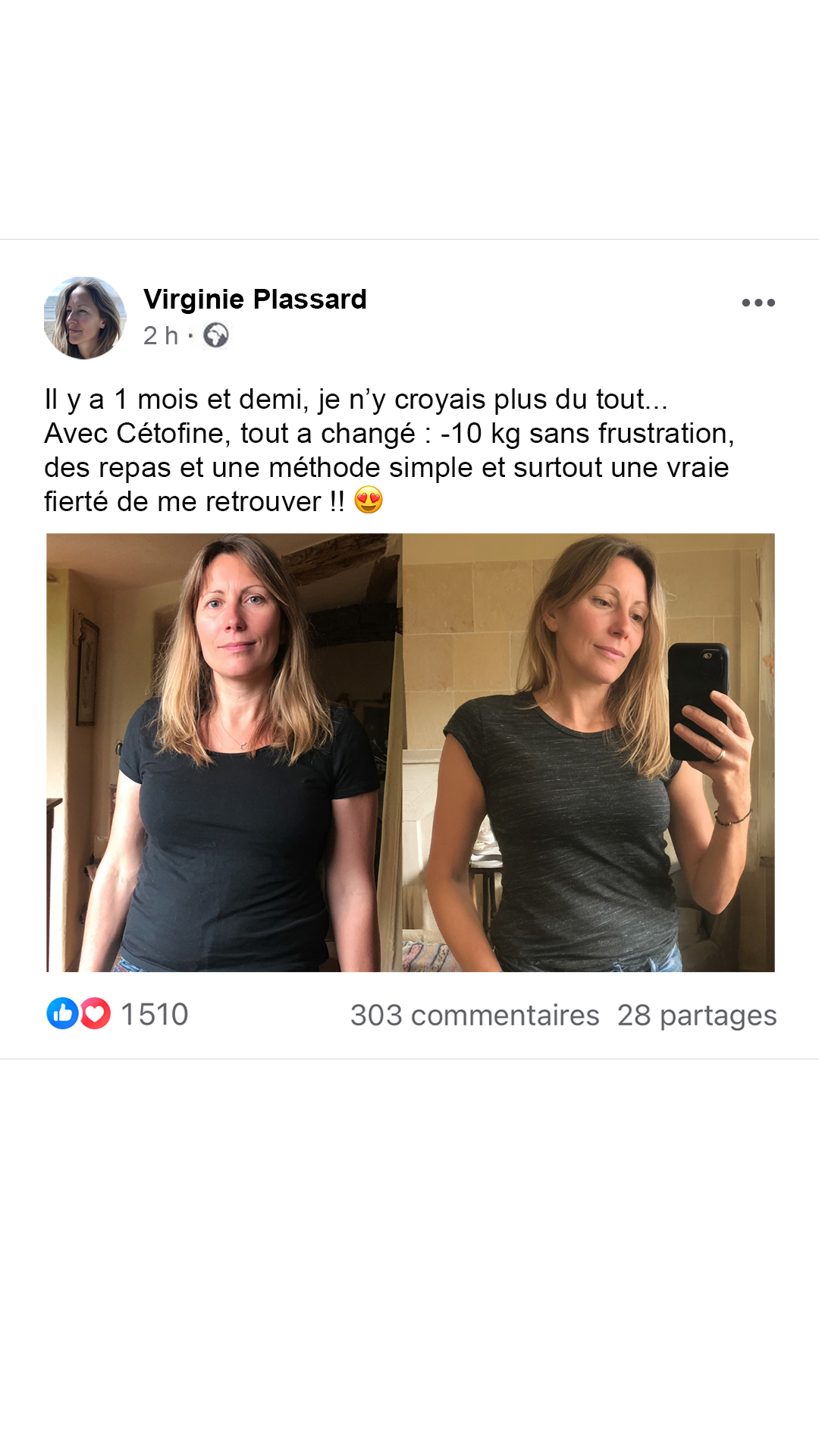 Cétofine 21 Facebook ad from Jan 13, 2026